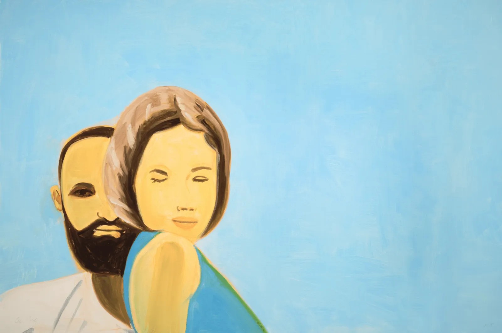 Alex Katz - White Lotus 4, 2023, Archival pigment ink on Innova Etching Cotton Rag 315 gsm fine art paper