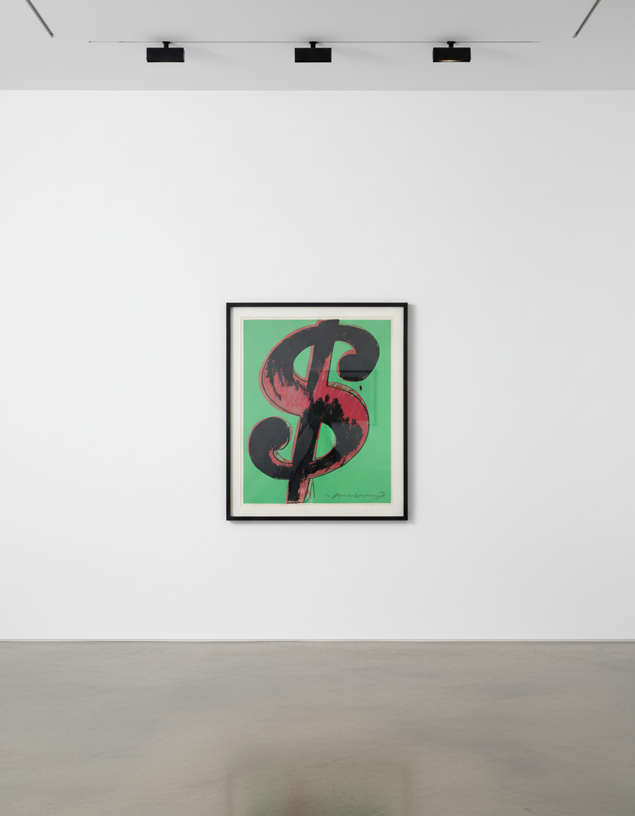 Andy Warhol - $ 1 (Dollar Sign) F.S. II 279, 1982, Screen print