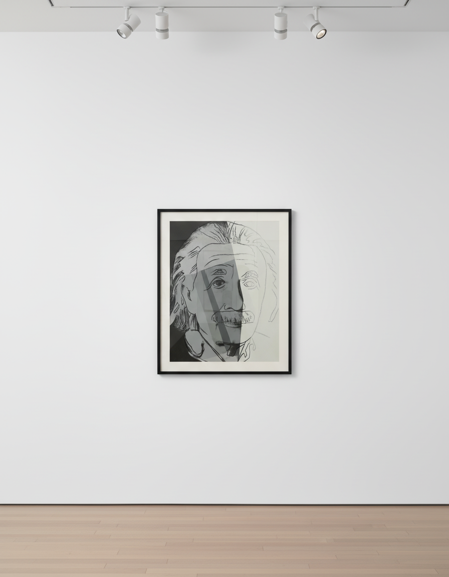 Andy Warhol - Albert Einstein F.S. II 229, from Ten Portraits Of Jews Of The Twentieth Century, 1980, Screen print on Leno...