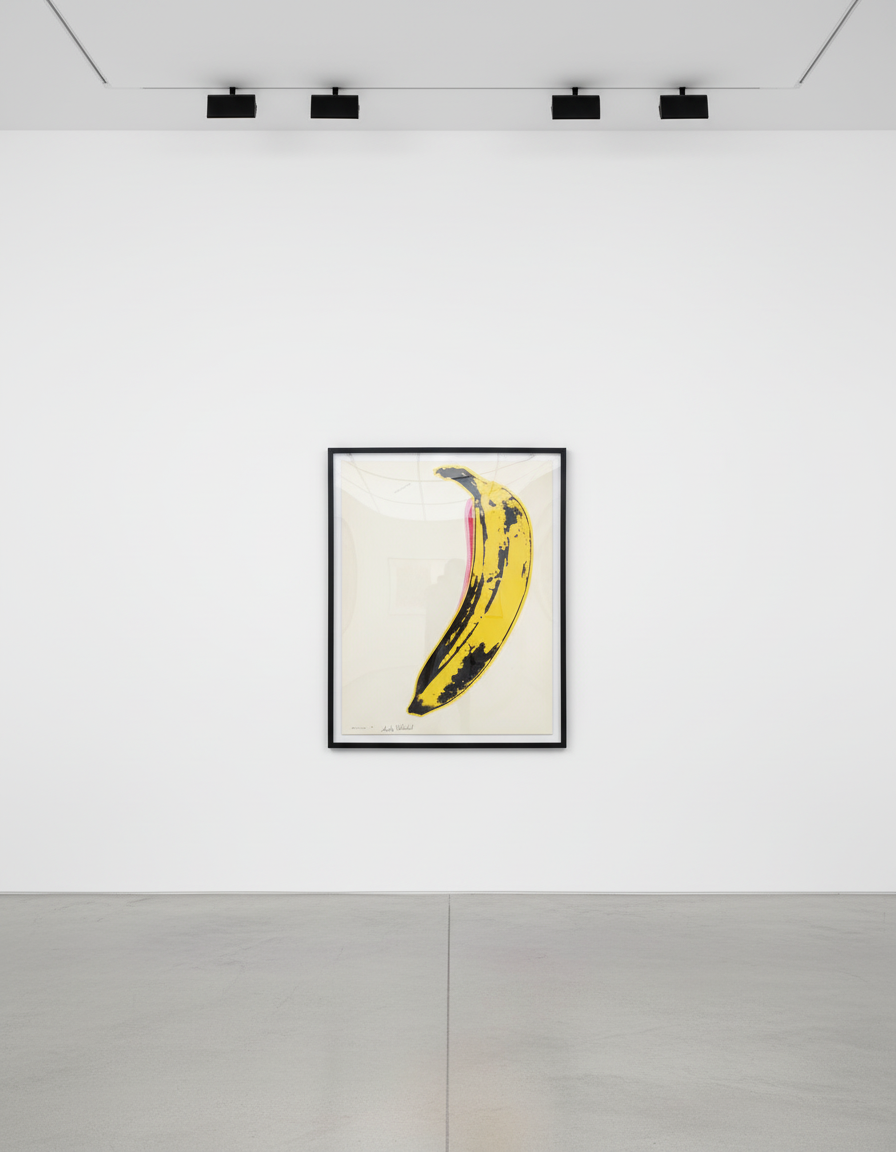 Andy Warhol - Banana F.S. II 10, 1966, Screen print on styrene