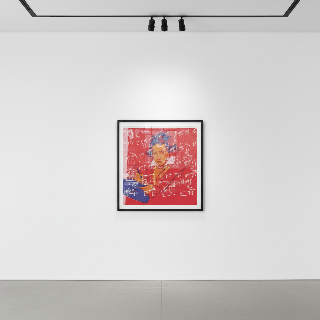 Andy Warhol - Beethoven Trial Proof TP 18/72, 1987, Screen print on Lenox Museum Board