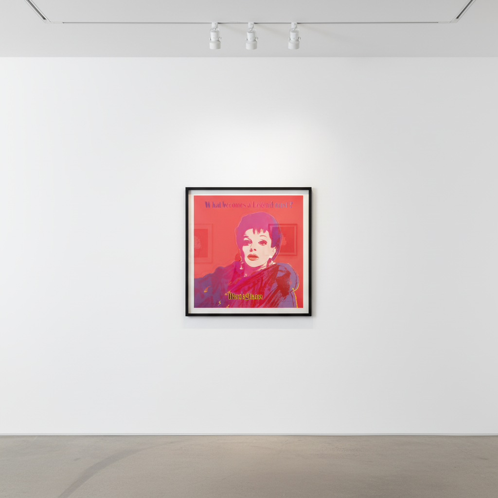 Andy Warhol - Blackglama Trial Proof 16/30 from Ads, 1985, Screen print on Lenox Museum Board