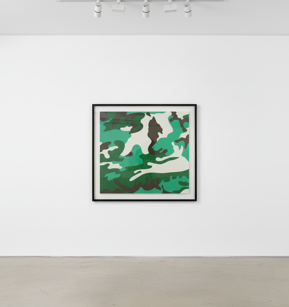 Andy Warhol - Camouflage F.S. II 406, 1987, Screen print on Lenox Museum Board