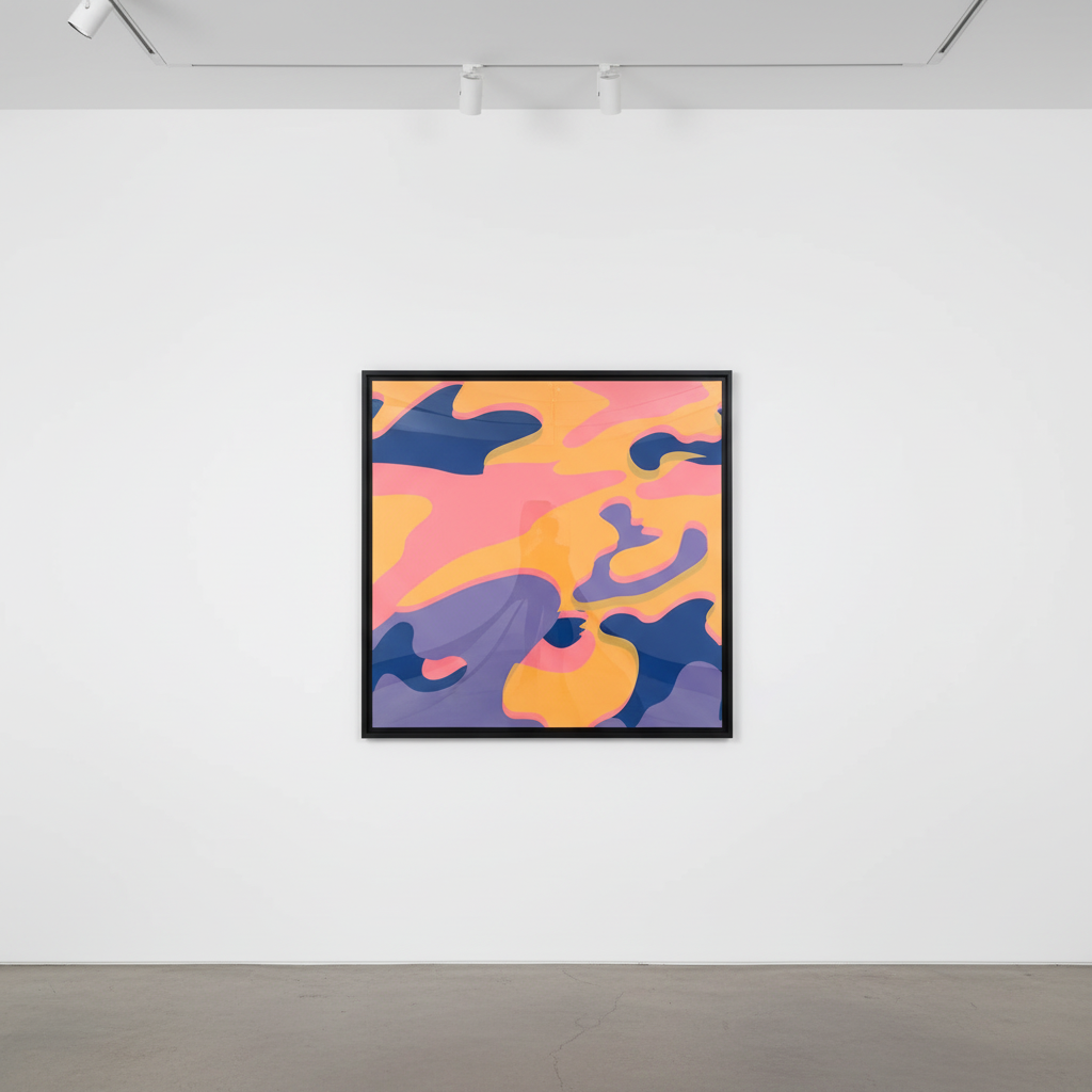 Andy Warhol - Camouflage F.S. II 410, 1987, Screen print on Lenox Museum Board