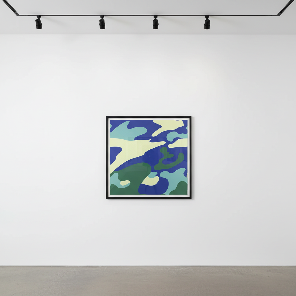 Andy Warhol - Camouflage F.S. II 411, 1987, Screen print on Lenox Museum Board