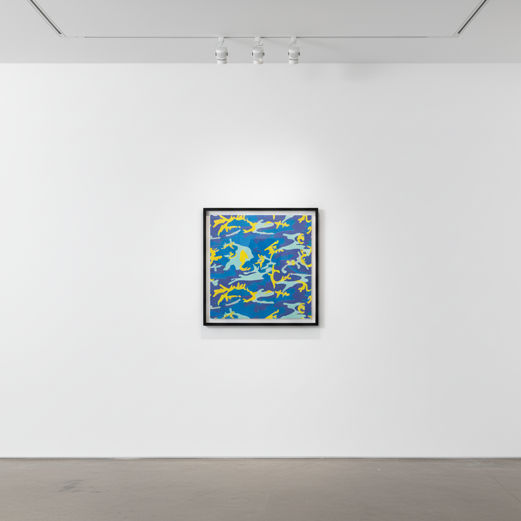 Andy Warhol - Camouflage Trial Proof TP 18/84, 1987, Screen print on Lenox Museum Board