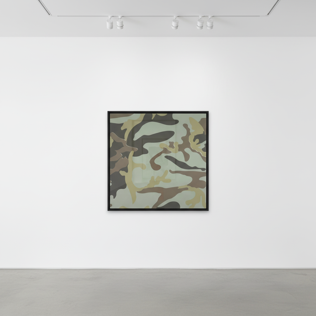 Andy Warhol - Camouflage Trial Proof TP 53/84, 1987, Screen print on Lenox Museum Board