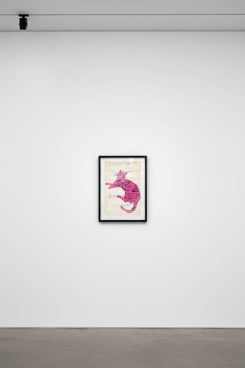 Andy Warhol - Cover, from 25 Cats Named Sam, ca . 1954, Offset lithograph