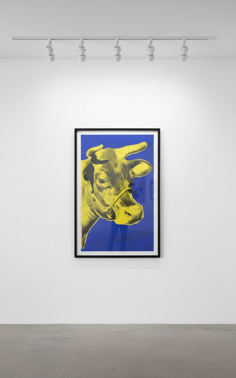 Andy Warhol - Cow Wallpaper F.S. II 12, 1971, Screen print on wall paper