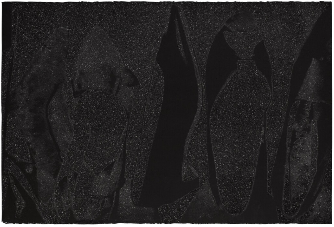 Andy Warhol - Diamond Dust Shoes F.S II 256, 1980, Screen print with diamond dust on Arches Aquarelle wove paper