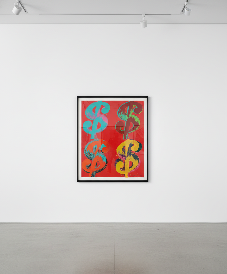 Andy Warhol - Dollar Sign F.S. II 281-282 (4) , 1982, 1982, Screen print on Lenox Museum Board