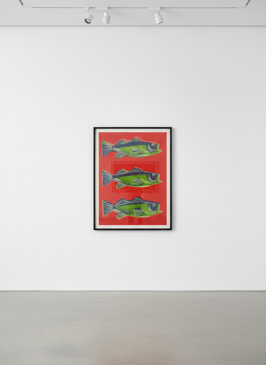 Andy Warhol - Fish F.S. IIIA 41, 1983, Screen Print on Saunders Waterford (Hot Pressed) Paper