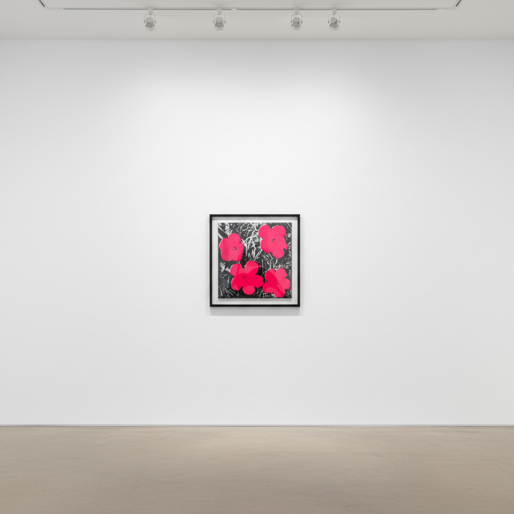 Andy Warhol - Flowers Pink, 1964, Synthetic polymer and silkscreen ink on canvas