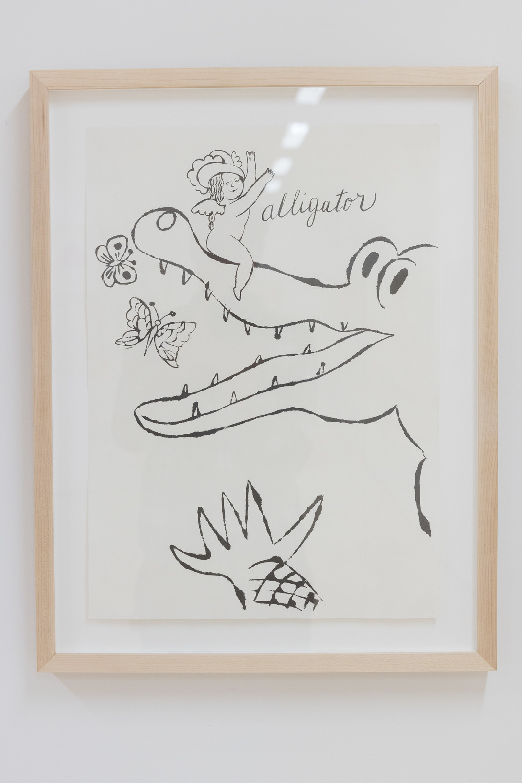Andy Warhol - From The Wonderful World of Fleming-Joffe, Alligator, 1960, Photo lithographed illustration