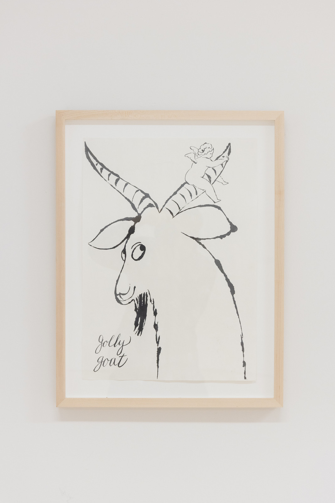 Andy Warhol - From The Wonderful World of Fleming-Joffe, Golly Goat, 1960, Photo lithographed illustration with leather ap...