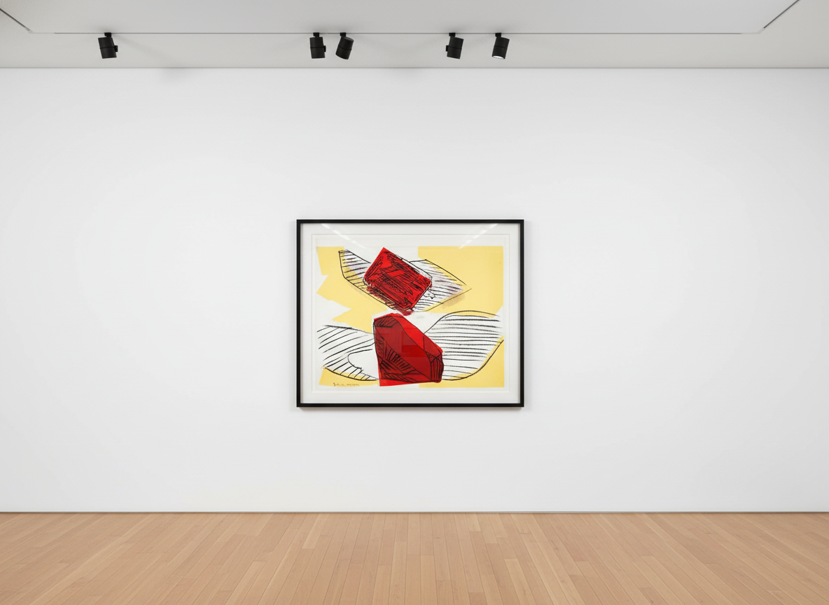 Andy Warhol - Gems F.S. II 187, 1978, Screen print on Strathmore Bristol paper