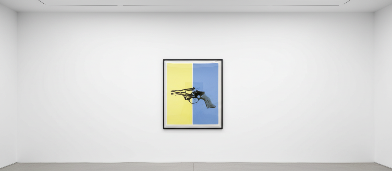 Andy Warhol - Gun F.S. IIIA 34 (A), 1982, Screen Print on Lenox Museum Board