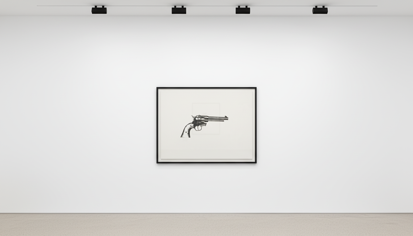 Andy Warhol - Gun F.S. IIIA 34 (B), 1982, Screen Print on Lenox Museum Board
