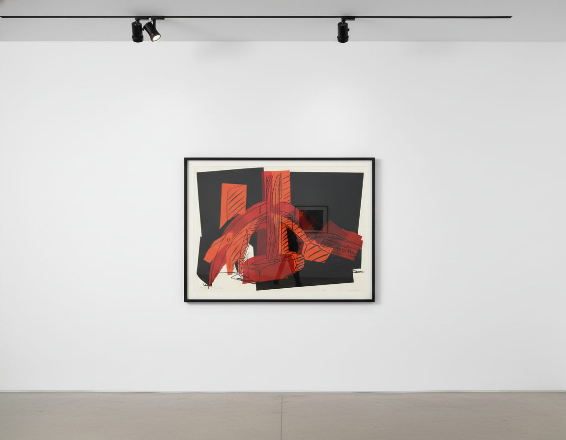 Andy Warhol - Hammer and Sickle, 1977, Screen print