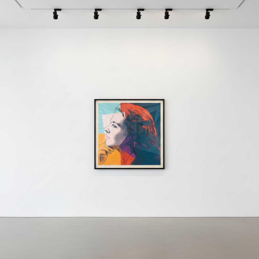 Andy Warhol - Ingrid Bergman Herself Trial Proof, 1983, Screen print on Lenox Museum Board