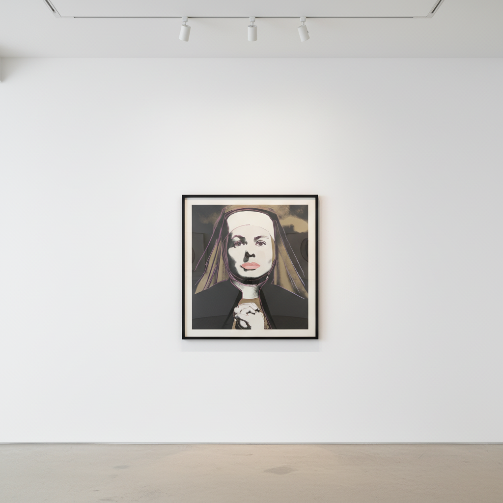 Andy Warhol - Ingrid Bergman The Nun Trial Proof TP 7/30, 1983, Screen print on Lenox Museum Board