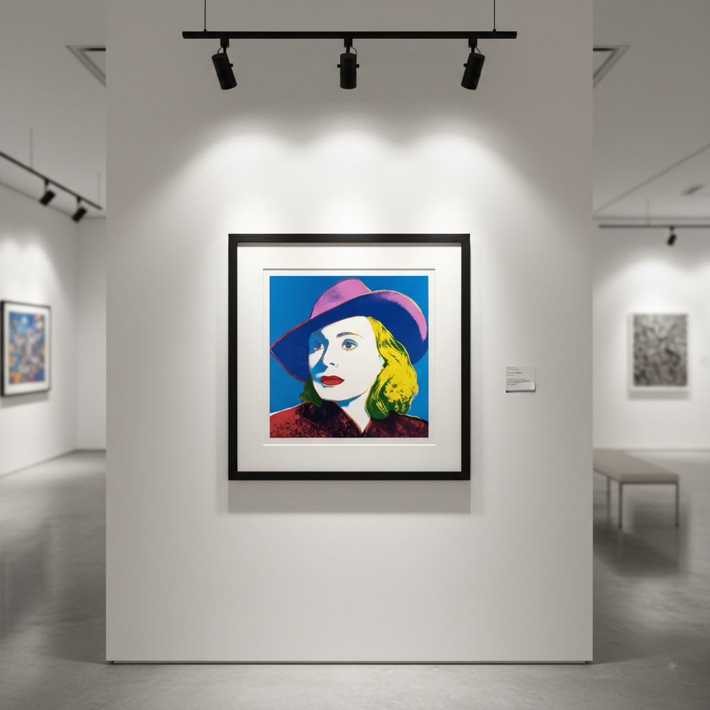 Andy Warhol - Ingrid Bergman With Hat F.S. II 315, 1983, Screen print on Lenox Museum Board