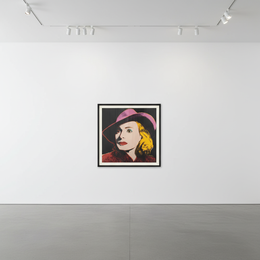 Andy Warhol - Ingrid Bergman With Hat Trial Proof TP 11/30, 1983, Screen print on Lenox Museum Board