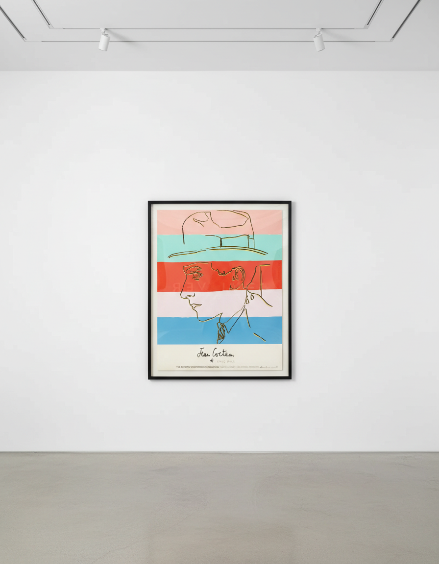 Andy Warhol - Jean Cocteau (FS II.329A), 1985, Screen print on paper.
Signed in pencil lower right and numbered in pencil ...
