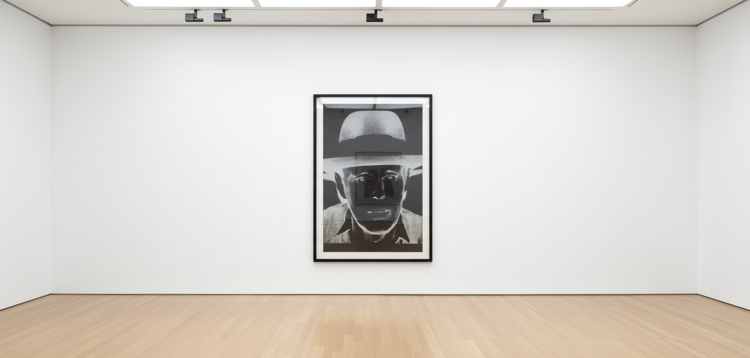 Andy Warhol - Joseph Beuys F.S. II 245-247, 1980, Set of three screen prints on Lenox Museum Board with diamond dust
