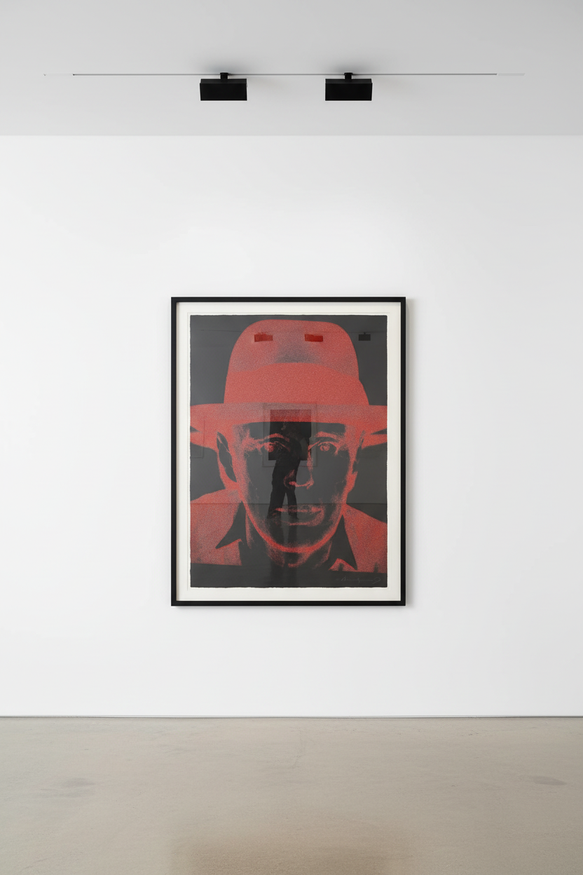 Andy Warhol - Joseph Beuys F.S. II 247, 1980, Screen print on Lenox Museum Board