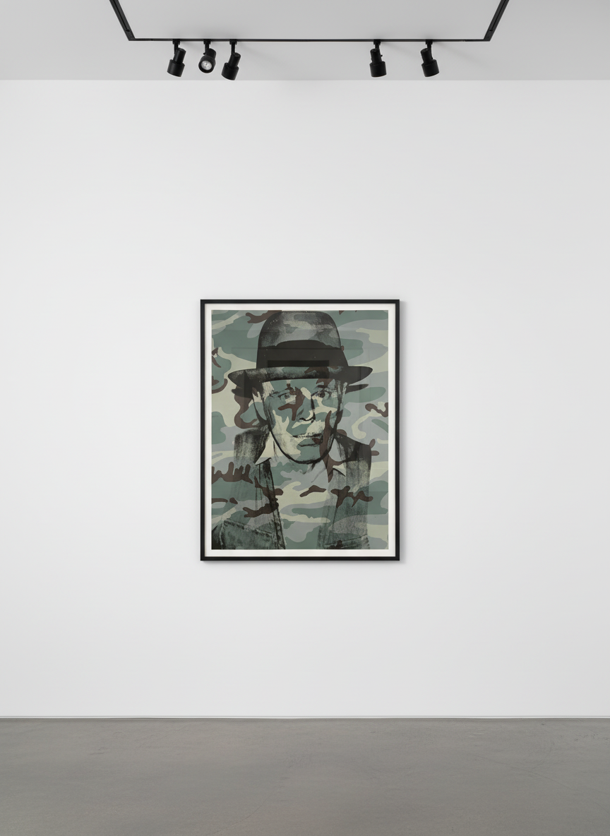 Andy Warhol - Joseph Beuys In Memoriam F.S. II 371, 1986, Screen print