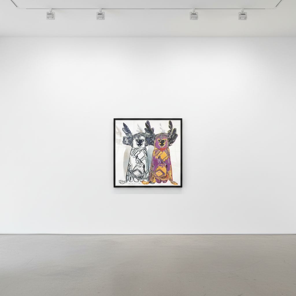 Andy Warhol - Kachina Dolls F.S. II 381, from Cowboys and Indians, 1986, Screen print on Lenox Museum Board