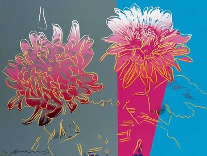 Andy Warhol - Kiku F.S. II 308, 1983, Screen print on Rives BFK paper