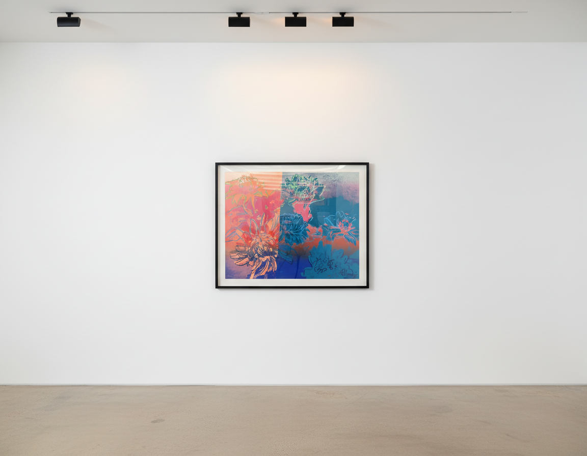 Andy Warhol - Kiku F.S. II 309, 1983, Screen print on Rives BFK paper