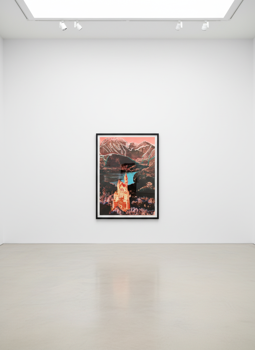 Andy Warhol - Neuschwanstein F.S. II 372, 1987, Screen print on Arches 88 paper