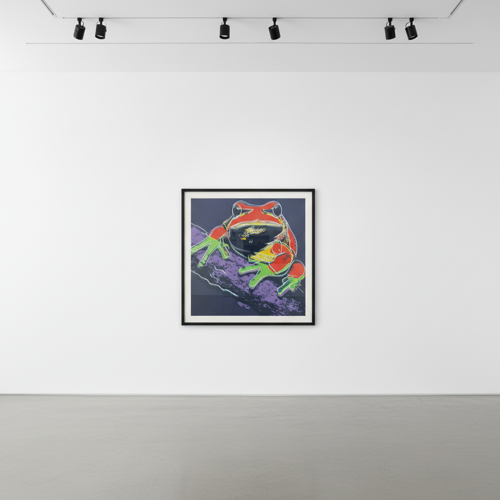 Andy Warhol - Pine Barrens Tree Frog F.S. II 294, 1983, Screen print on Lenox Museum Board