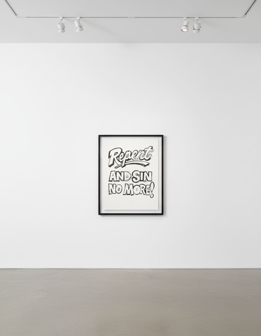 Andy Warhol - Repent and Sin No More, 1986-6, Synthetic polymer and silkscreen ink on canvas