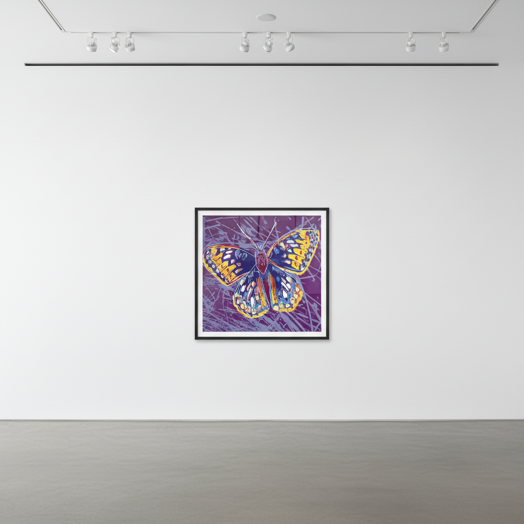 Andy Warhol - San Francisco Silverspot Butterfly F.S. II 298, 1983, Screen print on Lenox Museum Board