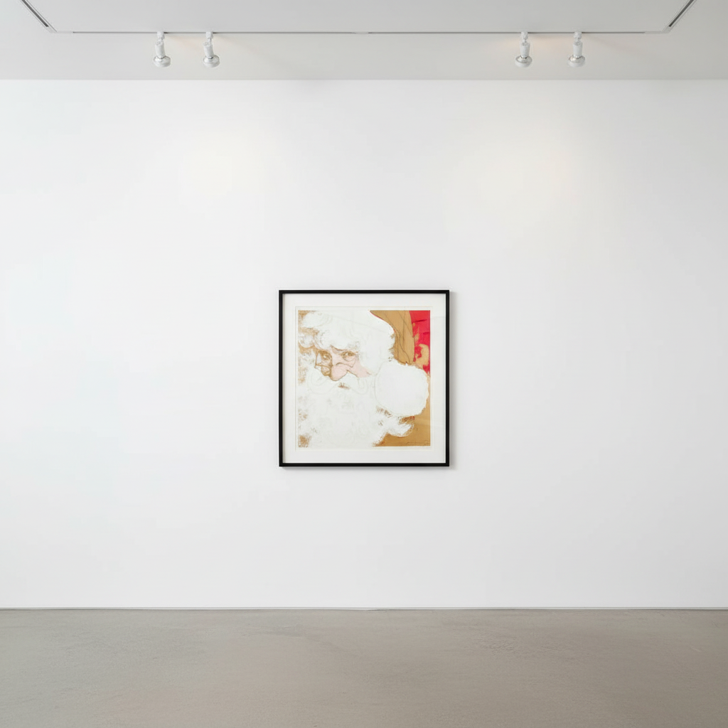 Andy Warhol - Santa Claus from Myths, 1981, Screen print with diamond dust on Lenox Museum Board