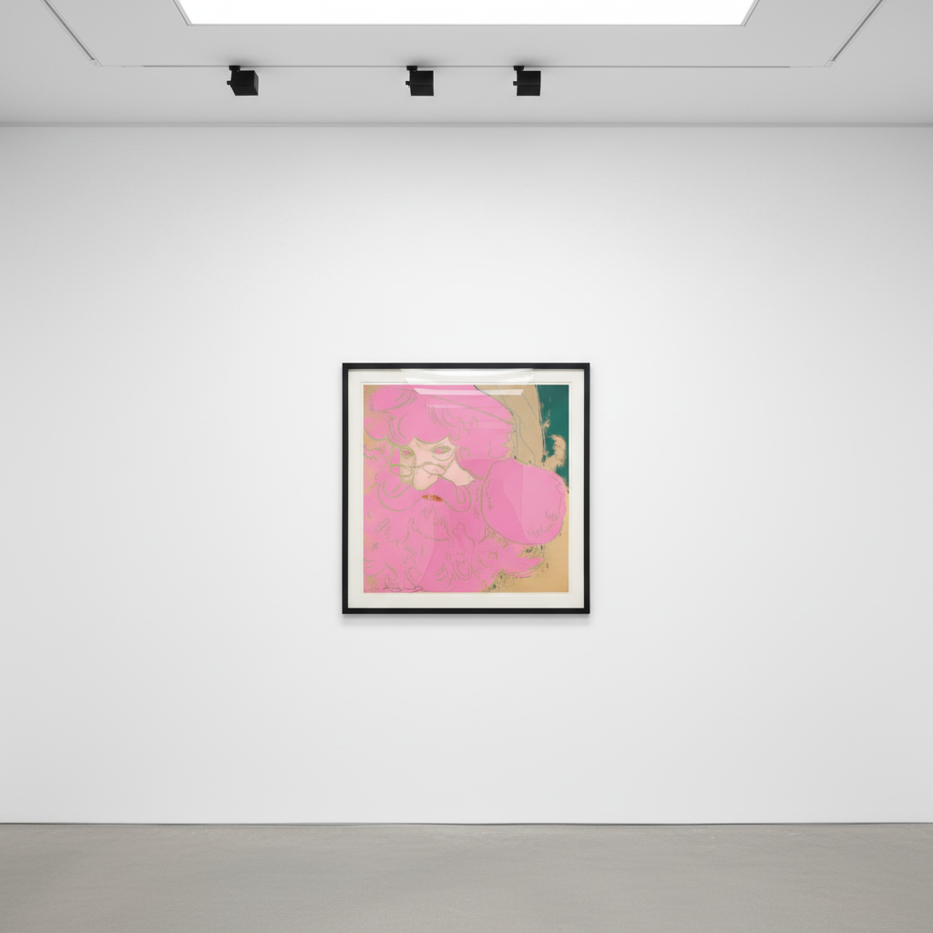 Andy Warhol - Santa Claus Trial Proof TP 17/30 from Myths, 1981, Screen print with diamond dust on Lenox Museum Board