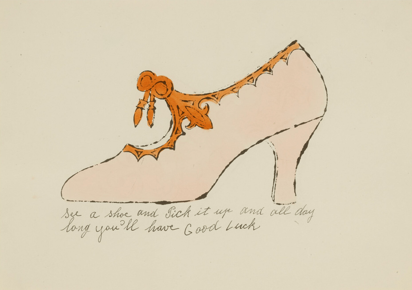 Andy Warhol - See A Shoe and Pick It Up F.S. IV 75A, from A La Recherche Du Shoe Perdu, 1955, Offset lithographs on paper ...