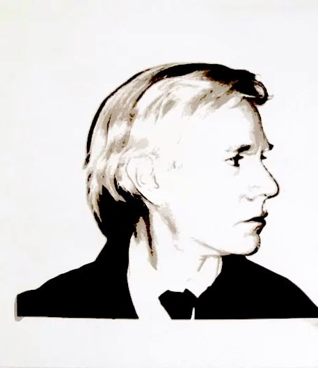 Andy Warhol - Self Portrait F.S. IIIC 24, Screen print on Curtis Rag paper