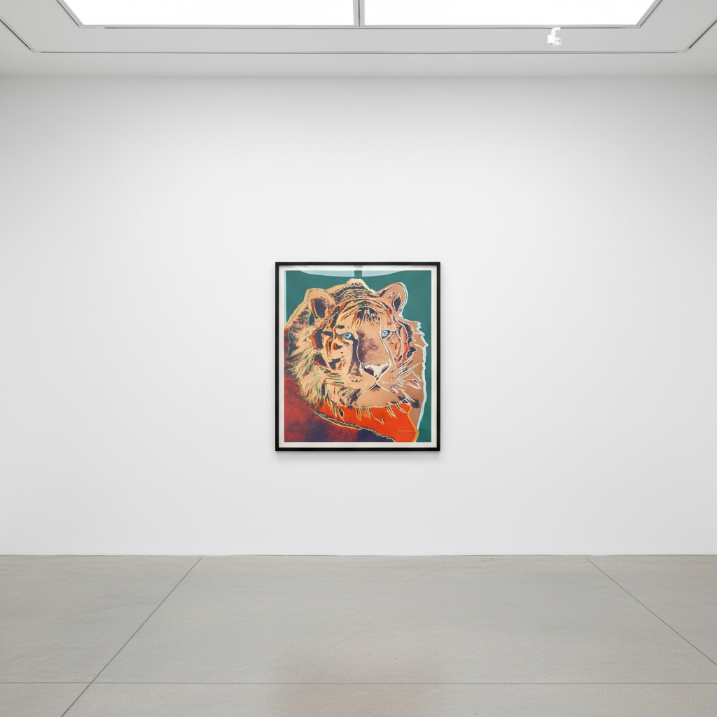 Andy Warhol - Siberian Tiger F.S. II 297 from Endangered Species, 1983, Screen print on Lenox Museum Board