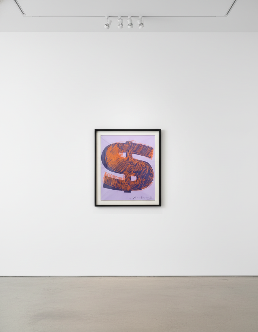 Andy Warhol - Single Dollar $ (1) F.S. IIA 274-279, 1982, Screen print on Lenox Museum Board in a unique combination of co...