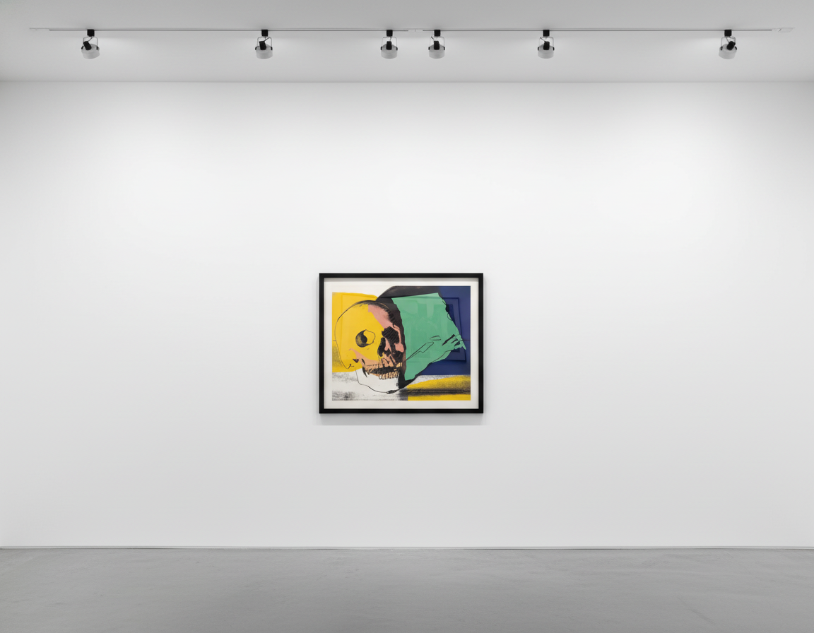 Andy Warhol - Skull F.S. II 158, 1976, Screen print on Strathmore Bristol paper