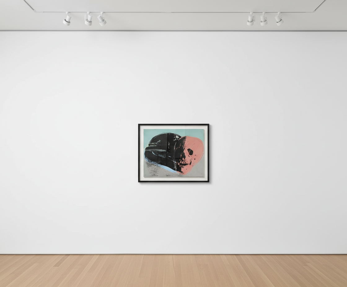 Andy Warhol - Skull, 1976-77, Acrylic and silkscreen enamel on canvas