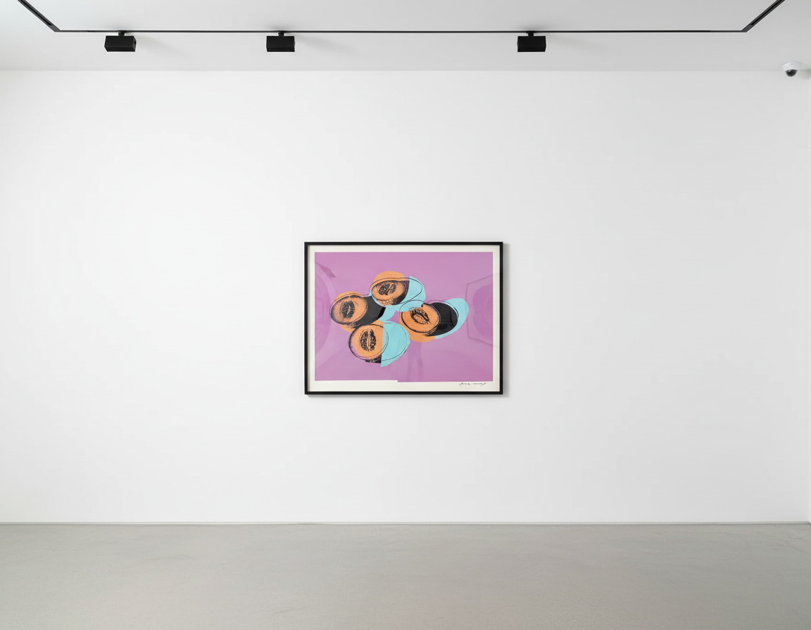 Andy Warhol - Space Fruit: Still Lifes, Cantaloupes, F.S. II 198, 1979, Screen print on Lenox Museum Board