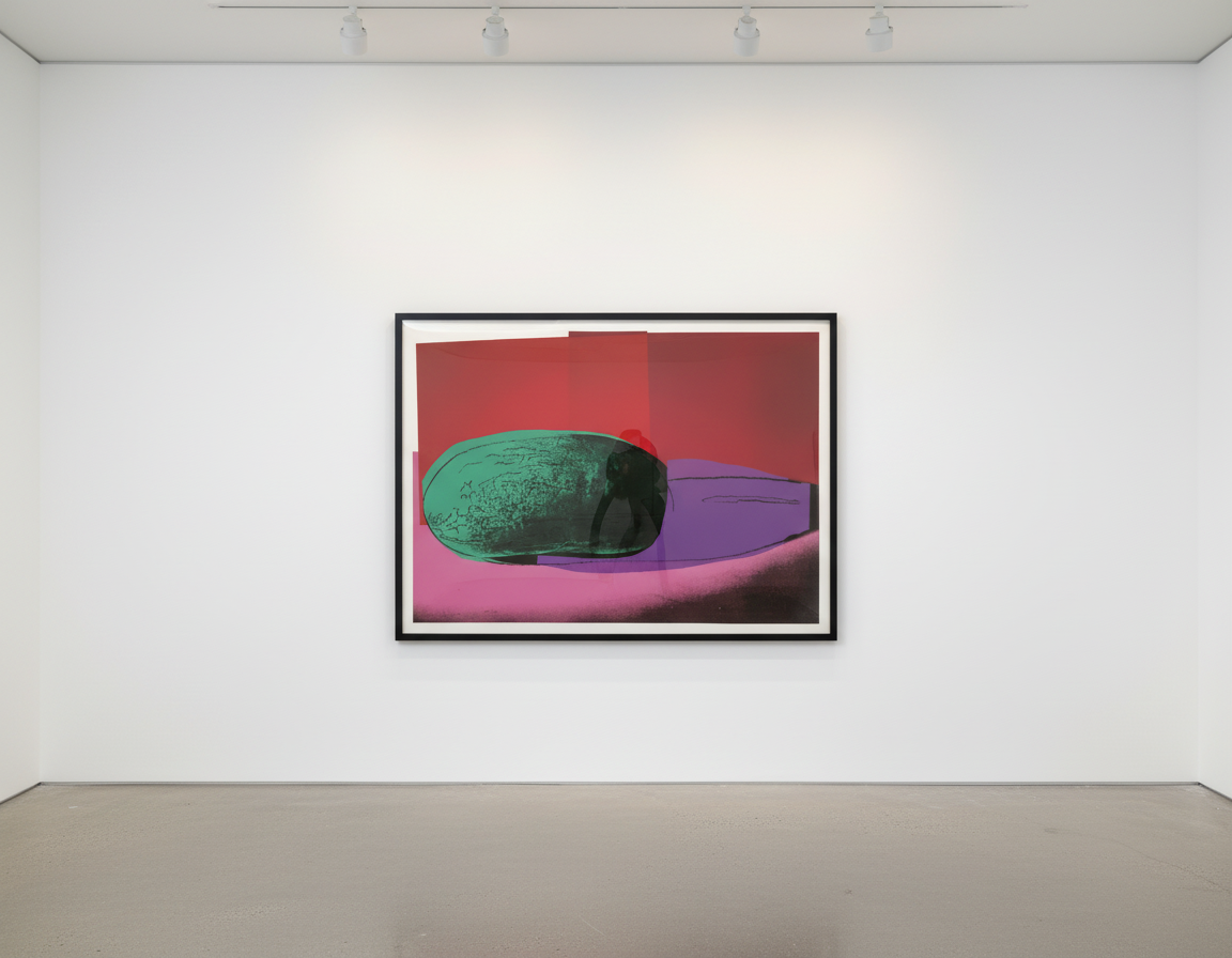 Andy Warhol - Space Fruit: Still Lifes, Watermelon, F.S. II 199, 1979, Screen print on Lenox Museum Board