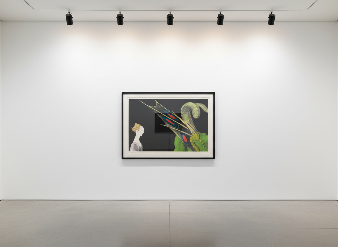 Andy Warhol - St. George and the Dragon, 1460 F.S. II 324, 1984, Screen print on Arches Aquarelle Cold Pressed paper
Signe...