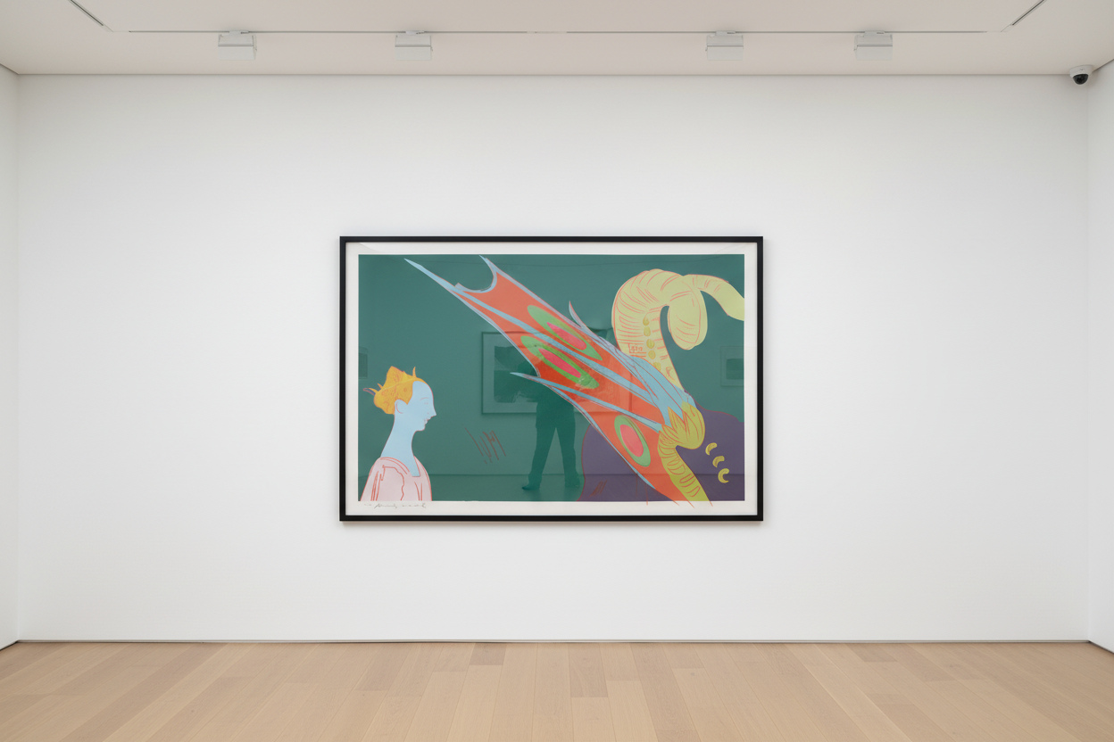 Andy Warhol - St. George and the Dragon, 1460 F.S. II 327, 1984, Screen print on Arches Aquarelle Cold Pressed paper 
Sign...